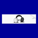 fone-ouvido-cartoon_Vector  HEADPHONES MUSIC bumper stickers
