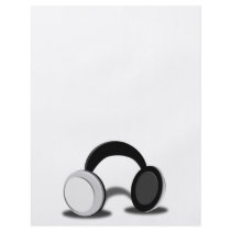 fone-ouvido-cartoon_Vector  HEADPHONES MUSIC Personalized Flyer