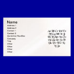 Font01 business cards