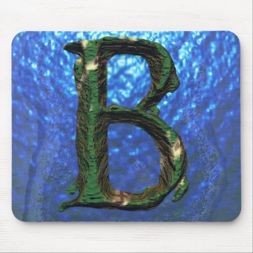 Font Island "B" Mousepad