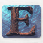 Font Island "E" Mousepad