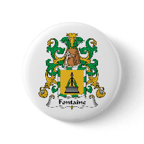Fontaine Family Crest buttons by coatsofarms Fontaine Family Crest buttons