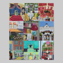 Fontainebleau Collage Print/Poster posters