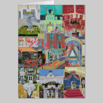 Fontainebleau Merry Christmas Collage cards