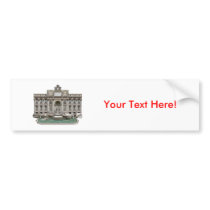 Fontana di Trevi: Trevi Fountain: 3D Model: Bumper Stickers