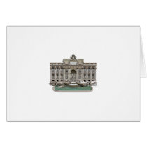 Fontana di Trevi: Trevi Fountain: 3D Model: Greeting Card