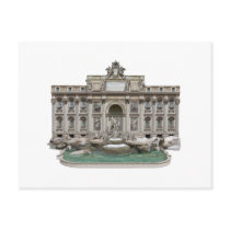 Fontana di Trevi: Trevi Fountain: 3D Model: postcards