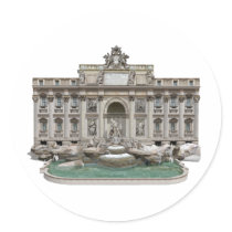 Fontana di Trevi: Trevi Fountain: 3D Model: Stickers