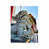Foo Dog In Chinatown In Los Angeles photo sculptures by lifesphere Foo Dog In Chinatown In Los Angeles photo sculptures