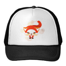 Foo el zorro gorros bordados