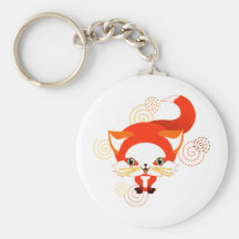 Foo the fox keychains