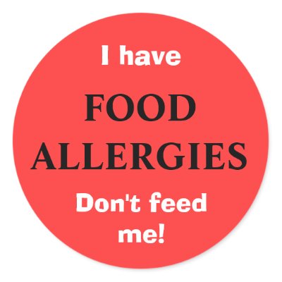 Allergy Sticker