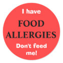 FOOD ALLERGIES sticker by mistofviolets FOOD ALLERGIES sticker
