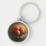 Food - Apples - Apples in a basket Key Chains