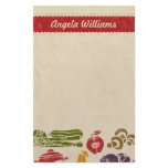 Food Celebration Personalized Stationery