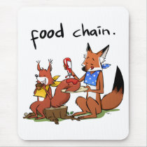 Food Chain Mousepad by sandraandwoo Food Chain Mousepad