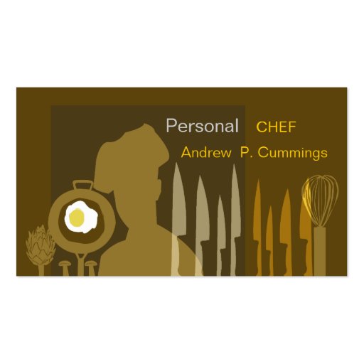 Food Chef Cooking Business Card Templates