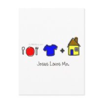 Food, Clothing, and Shelter postcards by sbjscghill1 Food, Clothing, and Shelter postcards