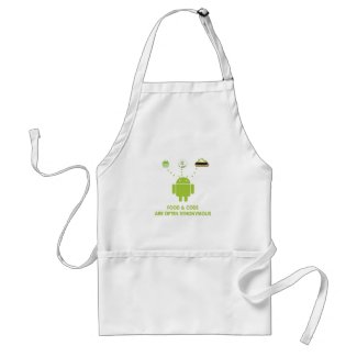 Food & Code Are Often Synonymous (Android) apron