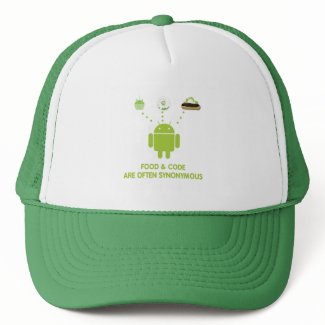 Food & Code Are Often Synonymous (Android) hat