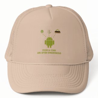 Food & Code Are Often Synonymous (Android) hat