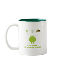Food & Code Are Often Synonymous (Android) Mugs