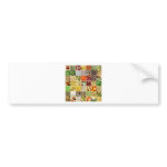 Food Collage Bumper Sticker