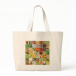Food Collage Canvas Bags