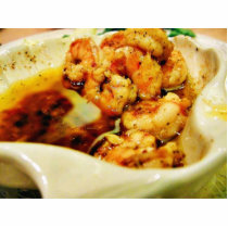 Food Dinner Scampi photo sculptures