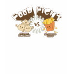 Food Fight! Dumplings vs. French Fries t-shirts