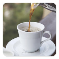 Food, Food And Drink, Coffee, Pour, Carafe, Square Stickers