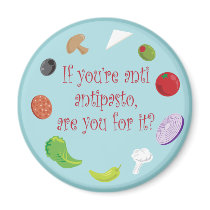 Food For Thought_Anti Antipasto magnets by UCanSayThatAgain Food For Thought_Anti Antipasto magnets
