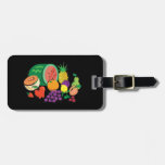 Food For Thought_Totally Fruity_Cornucopia_black Travel Bag Tag