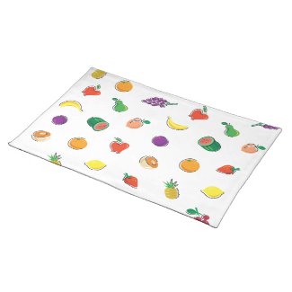 Food For Thought_Totally Fruity_Pattern Placemat