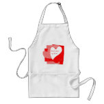 "Food from my heart" Valentine Apron