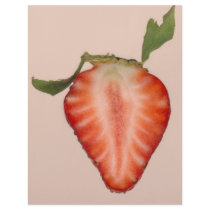 Food - Fruit - Slice of Strawberry Custom Flyer