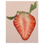 Food - Fruit - Slice of Strawberry Custom Flyer