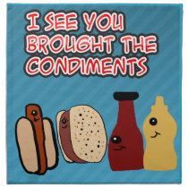 Food Humor American MoJo Napkins napkins
