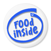 Food Inside Refrigerator Magnet