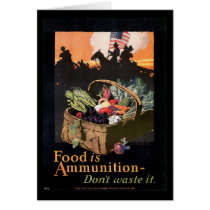 Food Is Ammuniion World War II cards