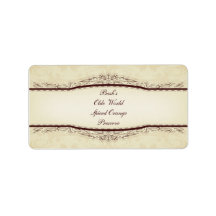 Food Jar Label Personalized Address Label