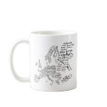 Food Map of Europe Coffee Mug
