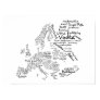 Food Map of Europe (SMALL) Poster