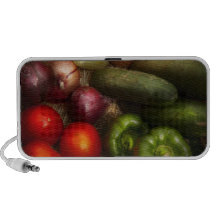 Food - Onions, Tomatoes, Peppers, and Cucumbers iPhone Speakers