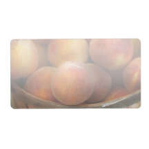 Food - Peaches - Just Peachy Shipping Label