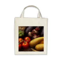 Food - Peppers, Tomatoes, Squash and Turnips Tote Bags