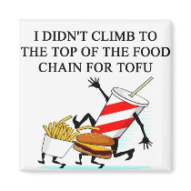 food police amti vegan joke fridge magnets