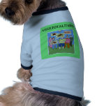 food police vegetarian joke dog t shirt