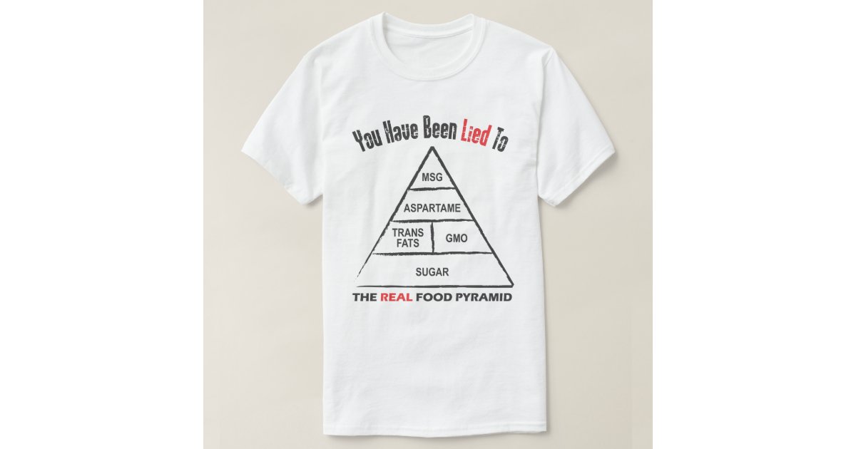 food pyramid shirt