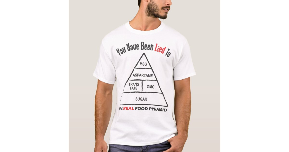 food pyramid shirt